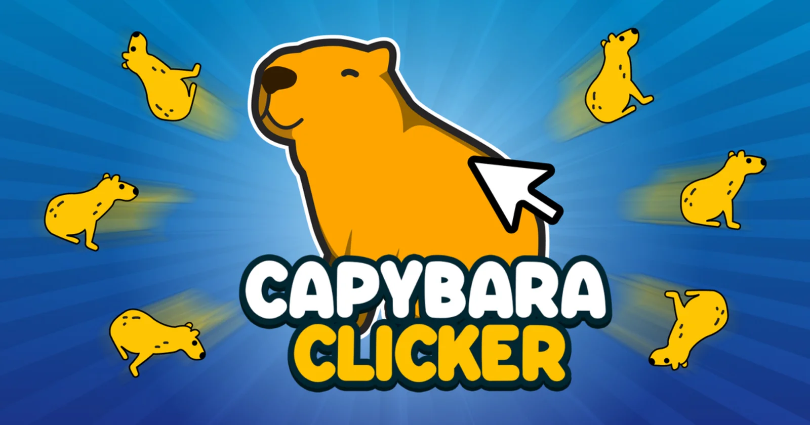 Capybara Clicker showing the friendly interface and characters