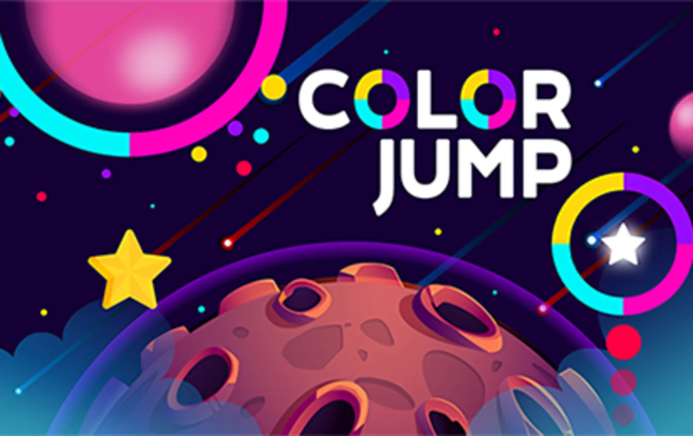 Screenshot of Color Jump gameplay