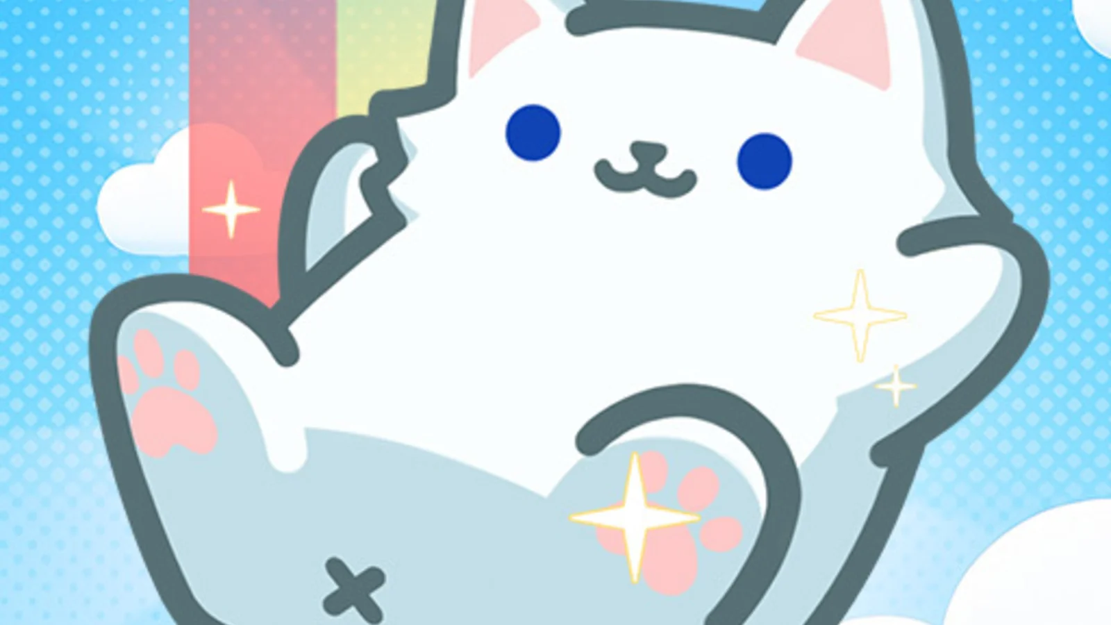 Player dropping pastel cats into a stack