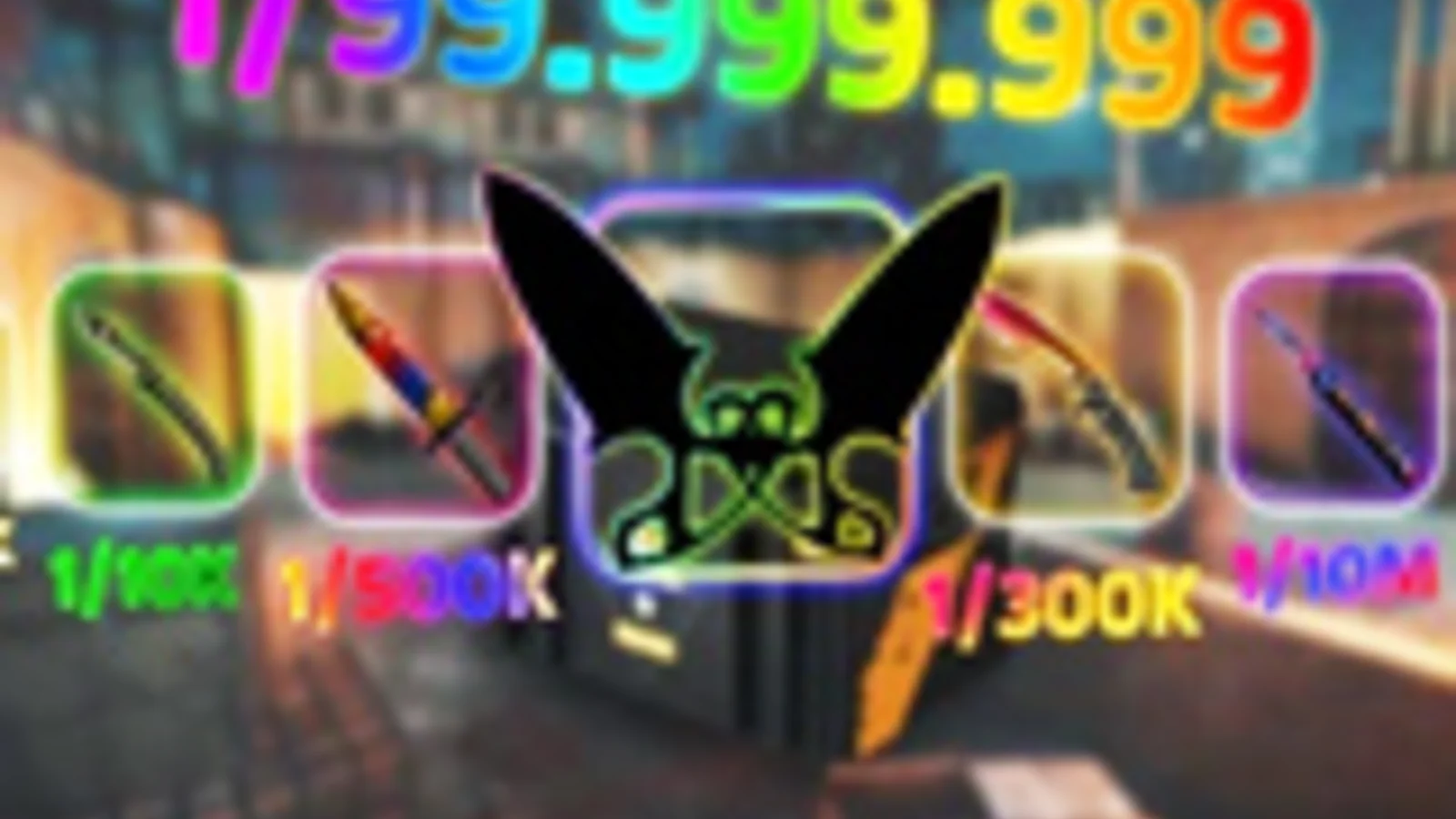 Players comparing knife collections in Obby Knives Standoff 2 RNG