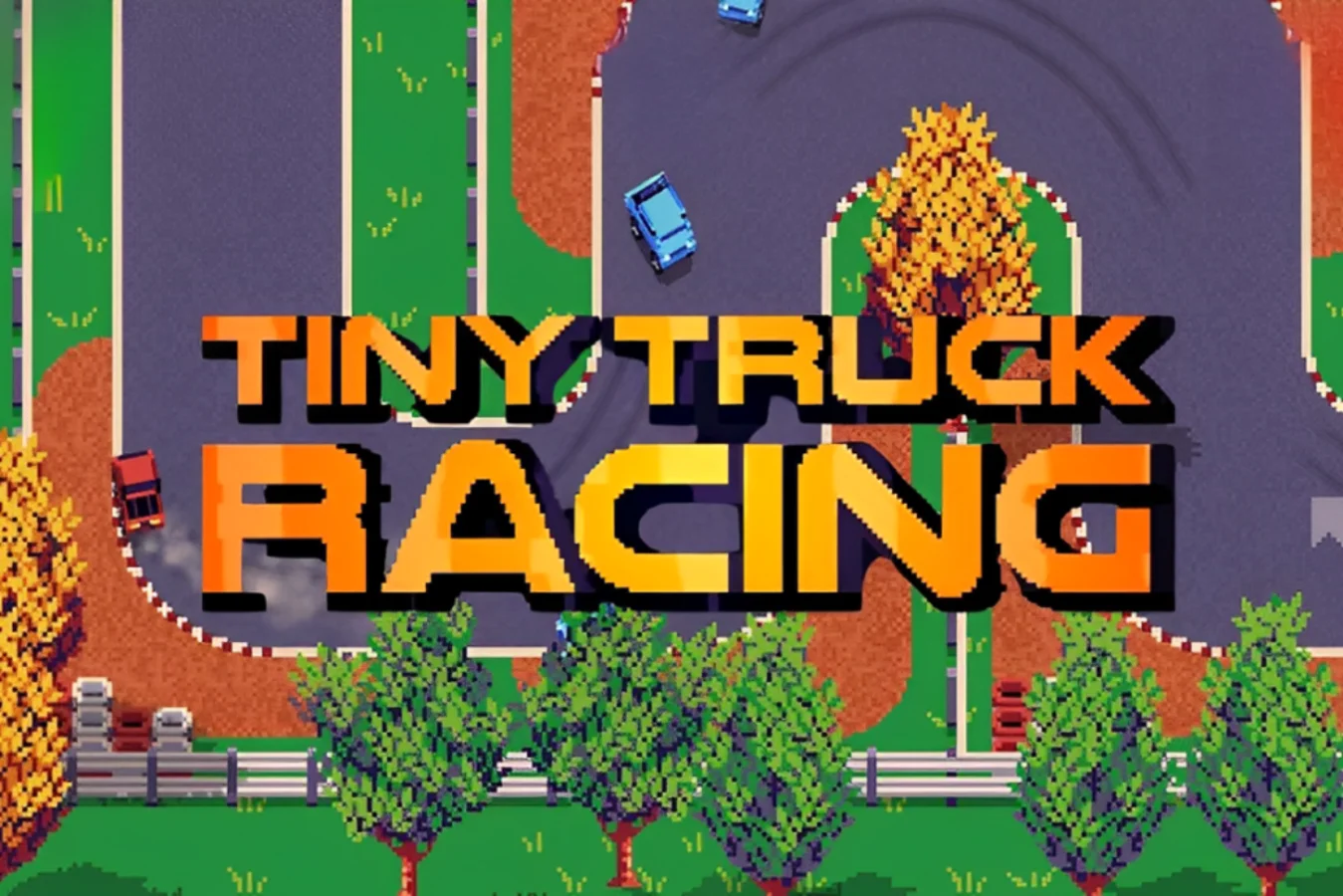 Screenshot of Tiny Truck Racing gameplay